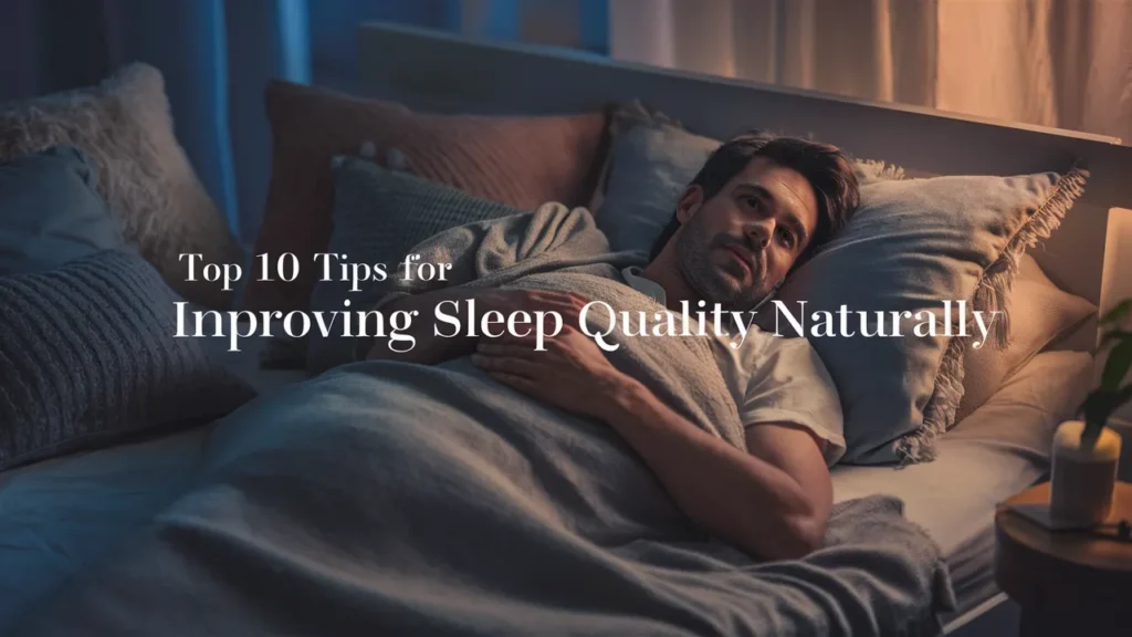 Woman sleeping peacefully to illustrate good sleep quality